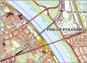 Grafika przedstawiająca dane topograficzne